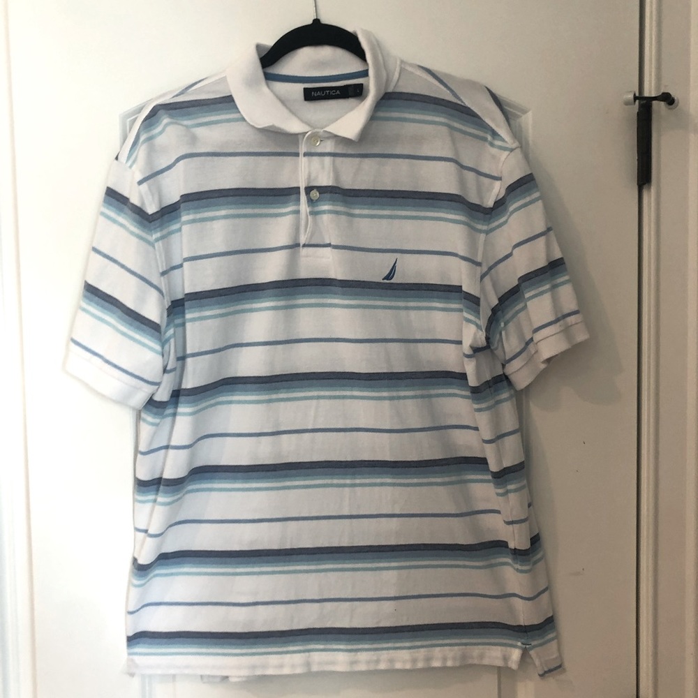 Striped nautica polo